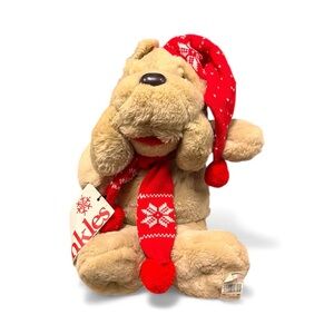 Vintage 80s Kris Krinkles Shar Pei Plush Dog Target Christmas Holiday Exclusive